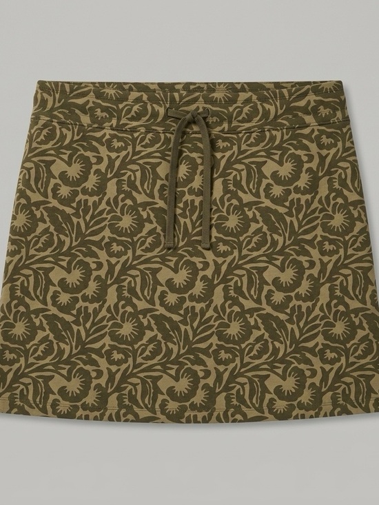 Liz Claiborne Dresses & Skirts - Liz Claiborne Olive and Khaki Floral Mini Skirt